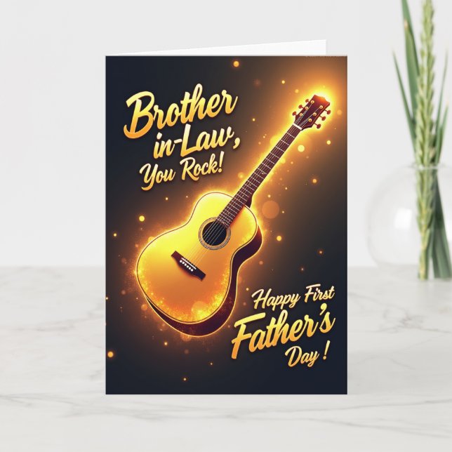 Amber Instrument Fathers Day Card (Front)