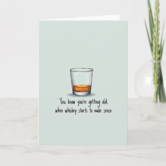 Amber Liquid Fathers Day Card (Front)