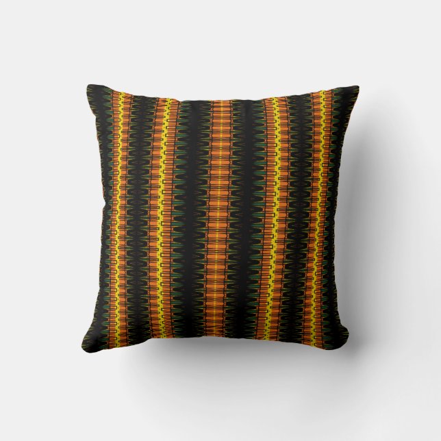 Amber Majesty Throw Pillow (Back)
