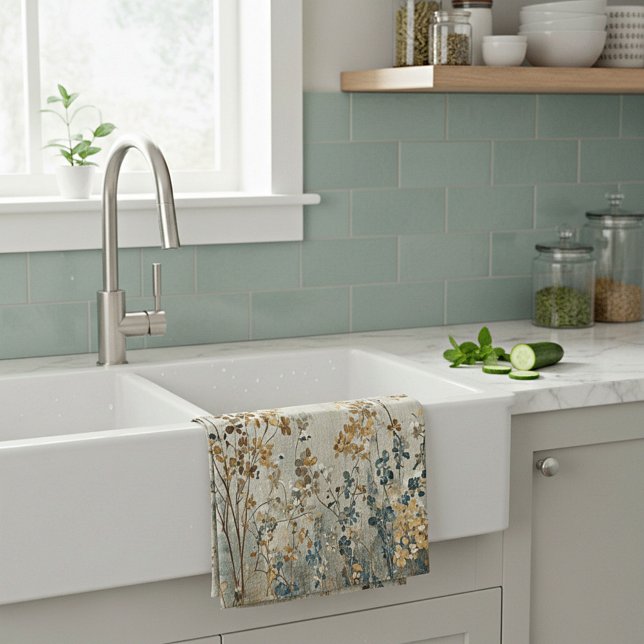 Amber meadow floral kitchen towel (Creator Uploaded)