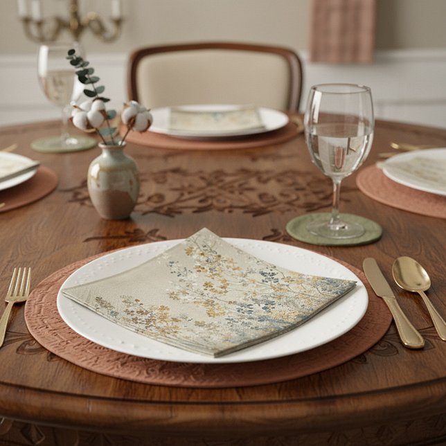 Amber meadow floral napkins (Creator Uploaded)