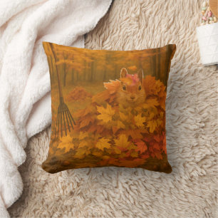 Amber Nest Throw Pillow