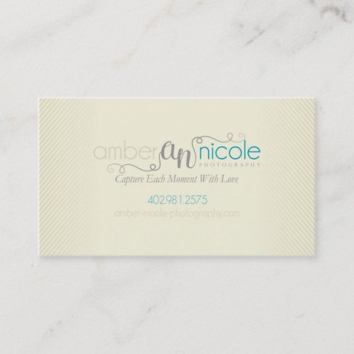 Amber Nicole Photography | Custom Business Card