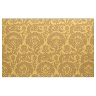 Amber Renaissance Floral Fabric