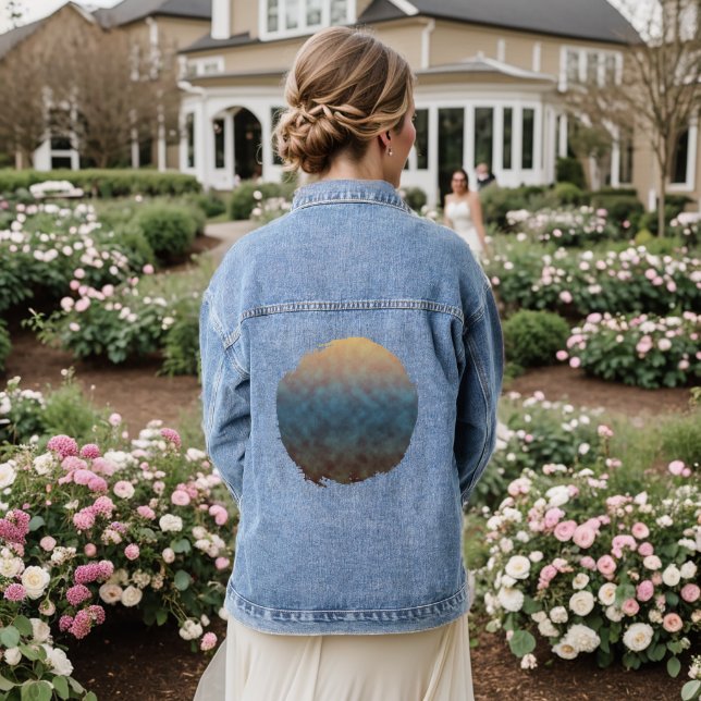 Amber Skies Denim Jacket (Wedding Back)