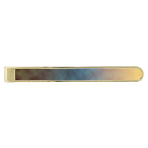 Amber Skies Gold Finish Tie Bar