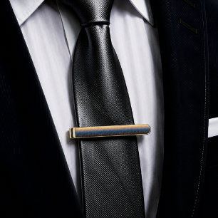 Amber Skies Gold Finish Tie Bar