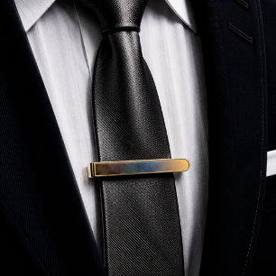 Amber Skies Gold Finish Tie Bar
