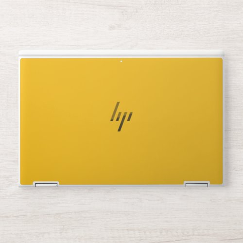 Amber Solid Color HP Laptop Skin
