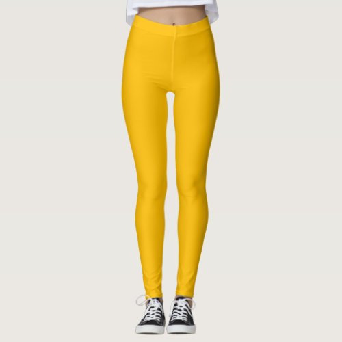 Amber Solid Color Leggings