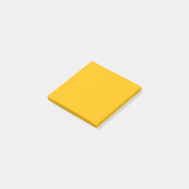 Amber	 (solid color)  post-it notes (Angled)