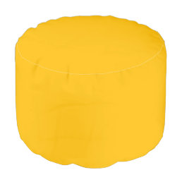 Amber Solid Color Pouf