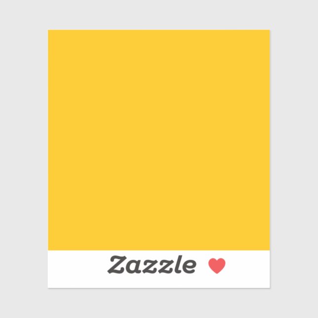 Amber	 (solid color)  sticker (Sheet)