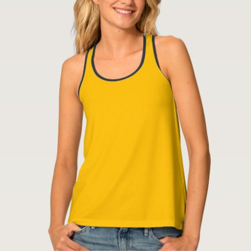 Amber	 solid color  tank top