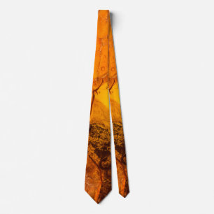 Amber stone texture background neck tie