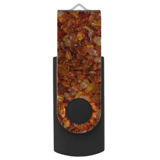 Amber stones flash drive