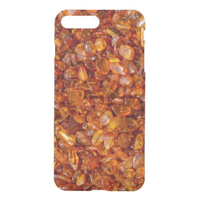 Amber stones uncommon iPhone case (Back)