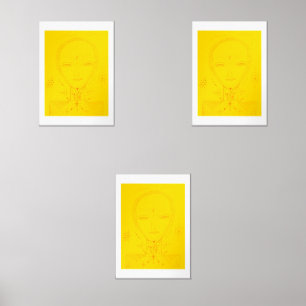 Amber Wall Art Sets