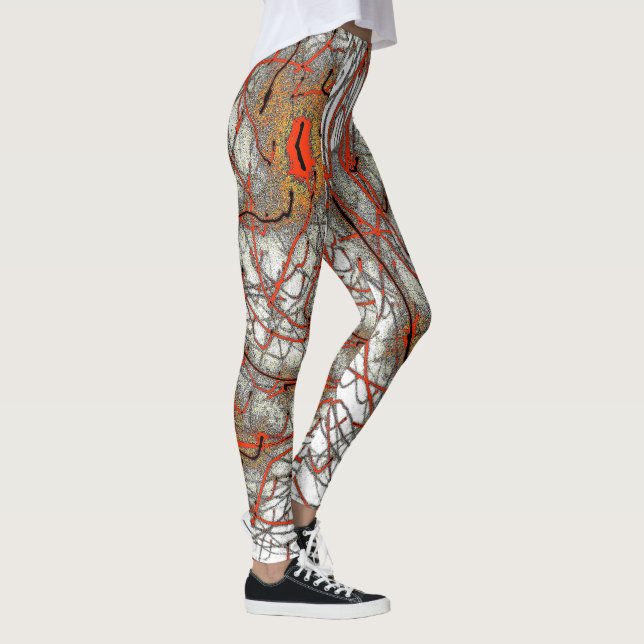Amber Web Leggings (Right)