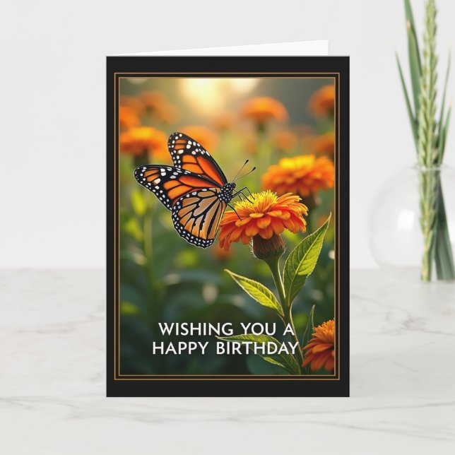 Amber Wing Birthday Card (Front)