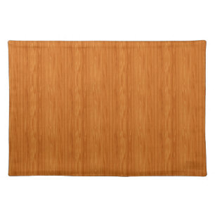 Amber Wood Grain Cloth Placemat