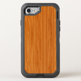Amber Wood Grain OtterBox Defender iPhone SE/8/7 Case