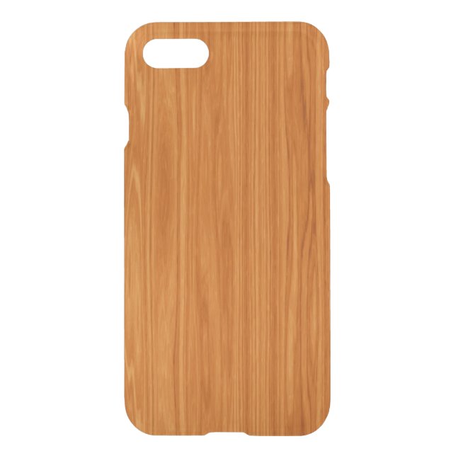Amber Wood Grain Uncommon iPhone Case (Back)