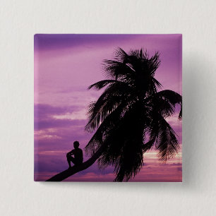 Ambergris Caye, Belize, Central America. Pinback Button