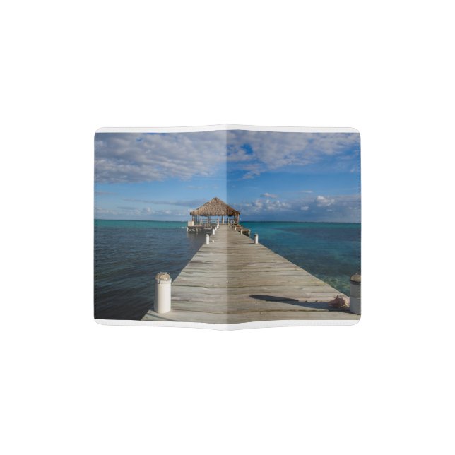 Ambergris Caye Belize Passport Holder (Opened)