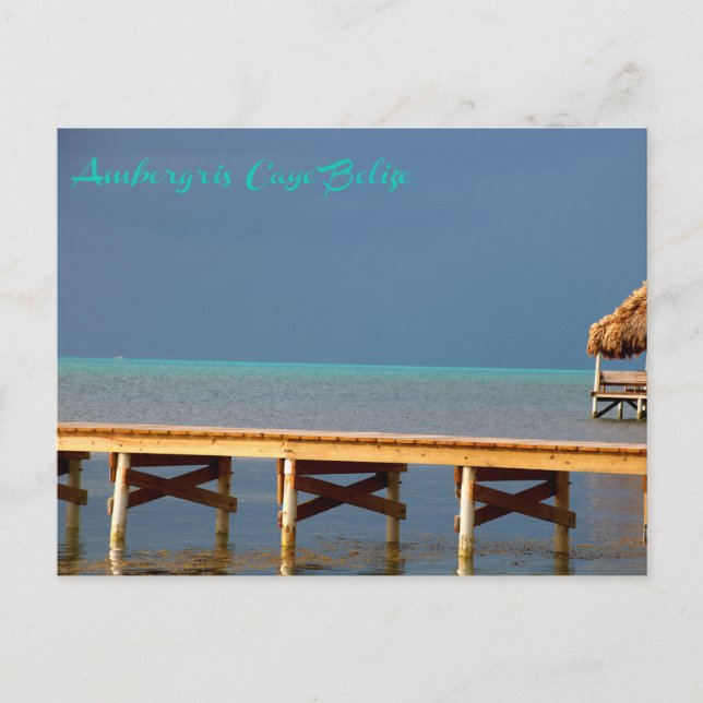 Ambergris Caye, Belize postcard (Front)