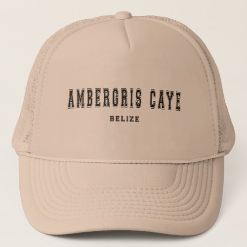 Ambergris Caye Belize Trucker Hat