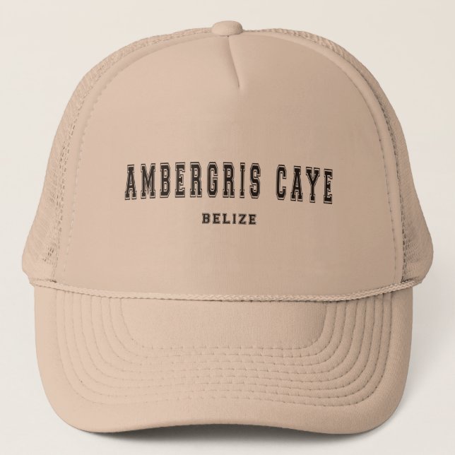 Ambergris Caye, Belize Trucker Hat (Front)