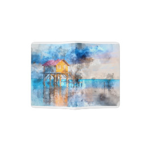 Ambergris Caye Belize Vacation Holiday Passport Holder