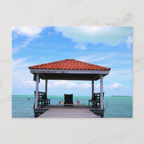 Ambergris Caye Secret Beach Postcard