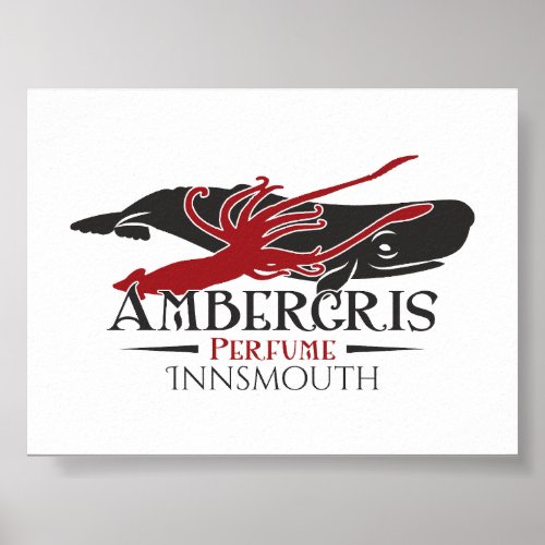 Ambergris Sperm Whale Perfume Innsmouth Poster