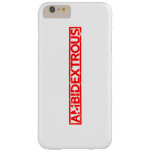 Ambidextrous Stamp Barely There iPhone 6 Plus Case