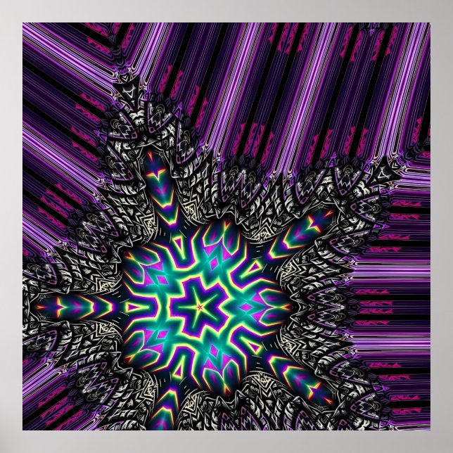 Ambient Snowfall - Ken Gage Art Poster (Front)