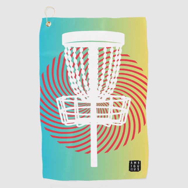 Ambiguous Disc Golf Disc Bag Towel (Front)