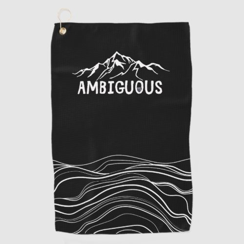 Ambiguous Disc Golf Disc Towel