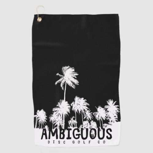 Ambiguous Disc Golf Palm Trees Disc Towel