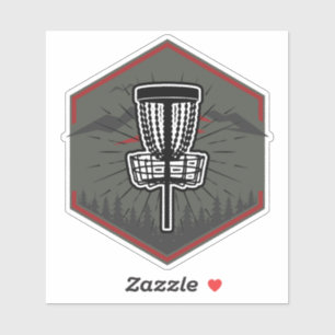 Ambiguous Disc Golf Sticker