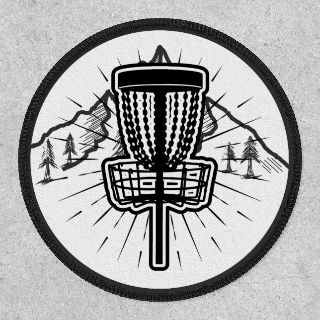 Ambiguous Disc Golf Velcro Patch (Front)