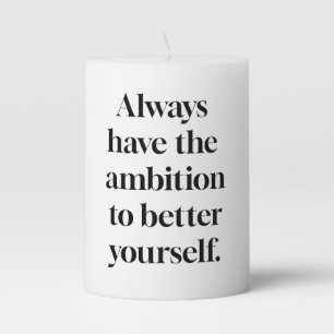 Ambition Pillar Candle