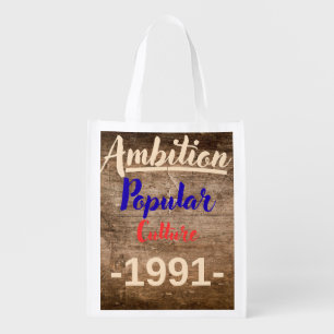 Ambition: Popular Culture Grocery Bag
