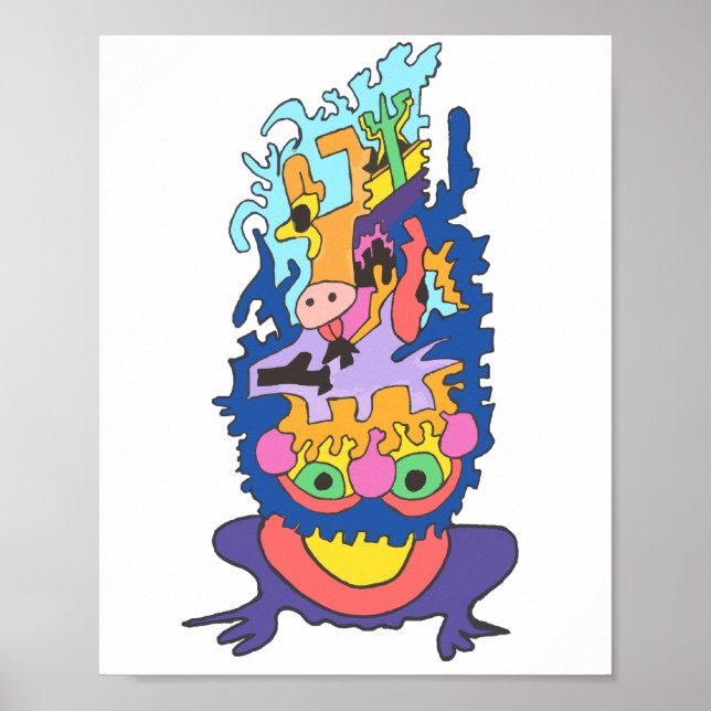 Ambitious Frog Poster (Front)