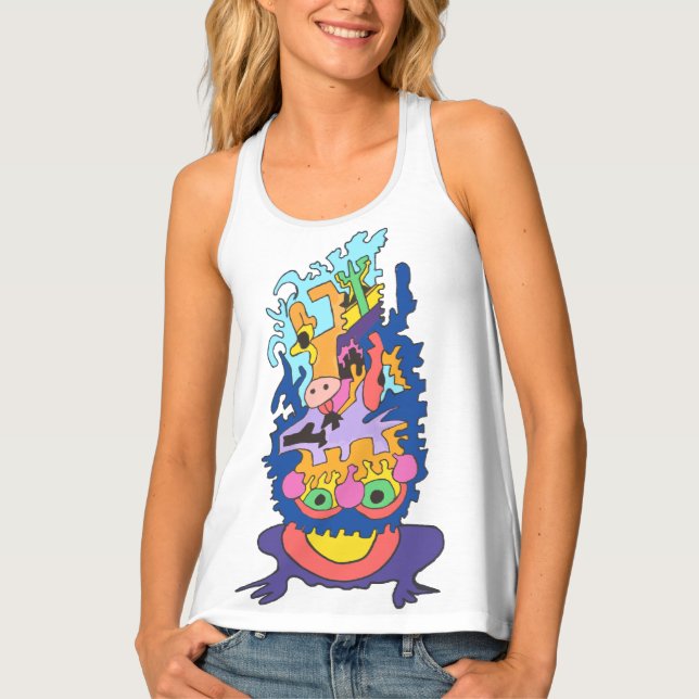 Ambitious Frog Tank Top (Front)