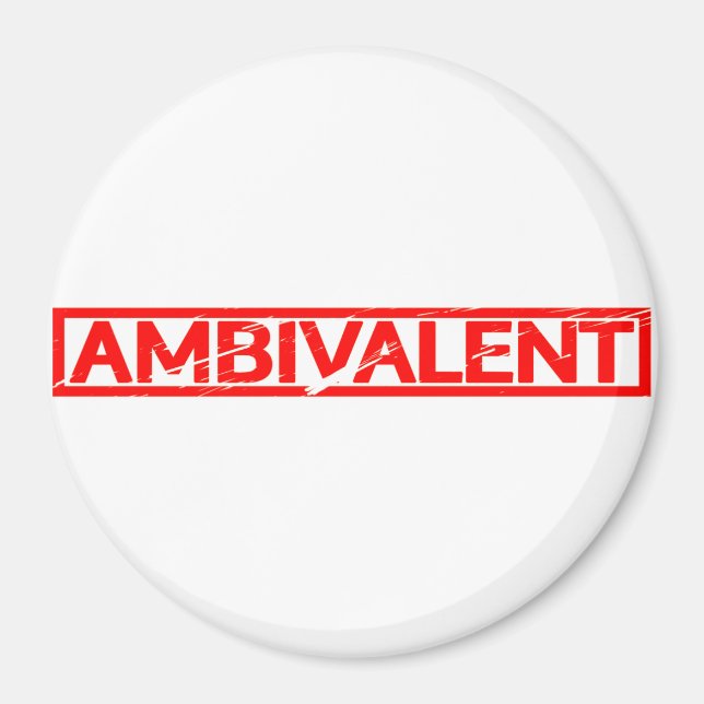 Ambivalent Stamp Magnet (Front)