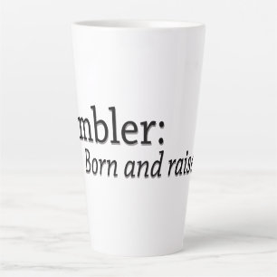 Ambler Born and Raised Latte Mug