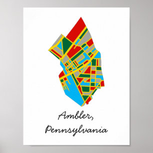Ambler, PA Archival Matte Poster
