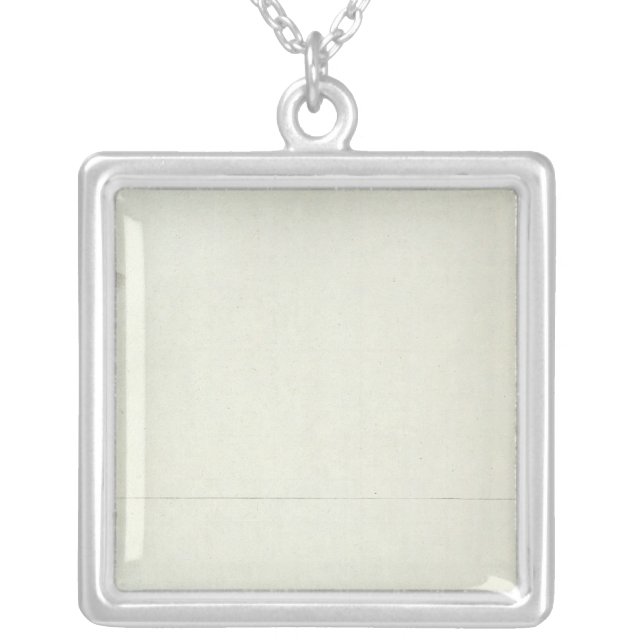 Ambleteuse Silver Plated Necklace (Front)